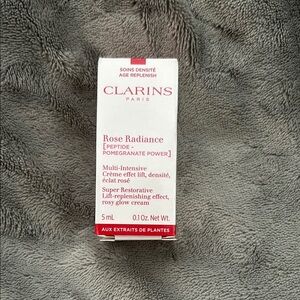 Clarins Rose Radiance Cream - White and Red